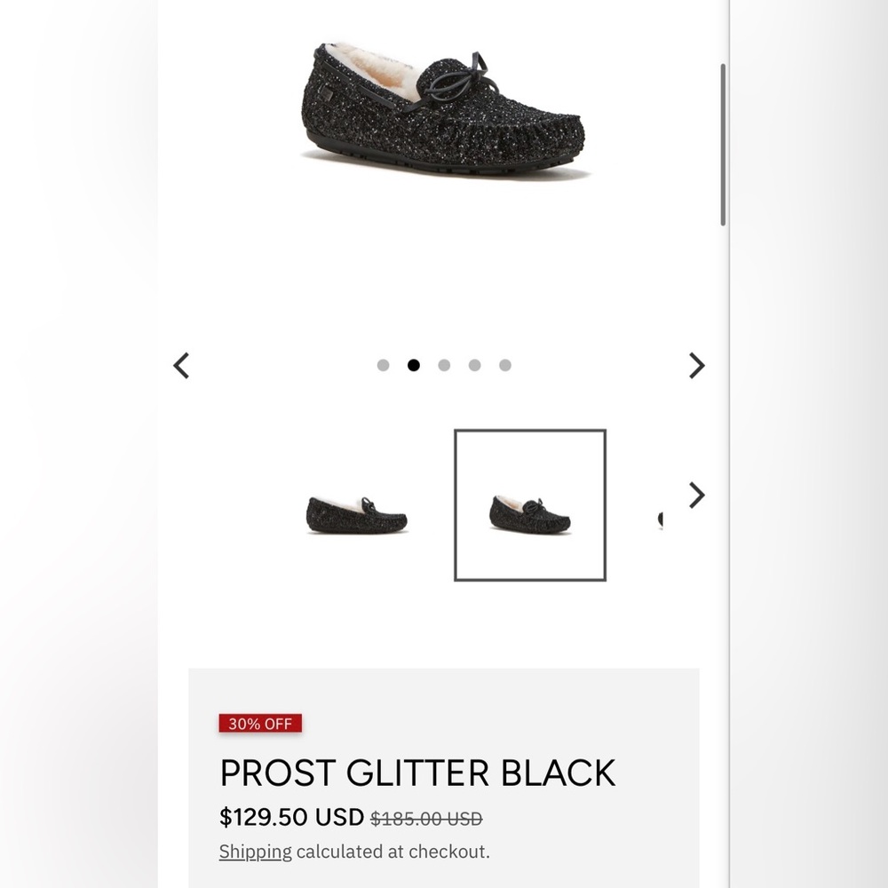 Australia Luxe Collective Black Space Dust Moccasins 7 NIB $185 - Picture 2 of 7